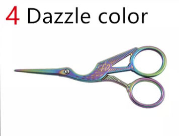 Винтажные ножницы Цапельки Dazzle color